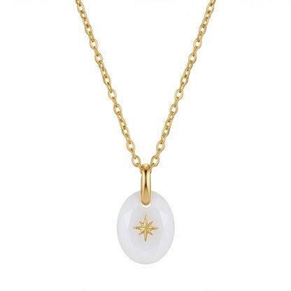 North Star Birthstone Necklace