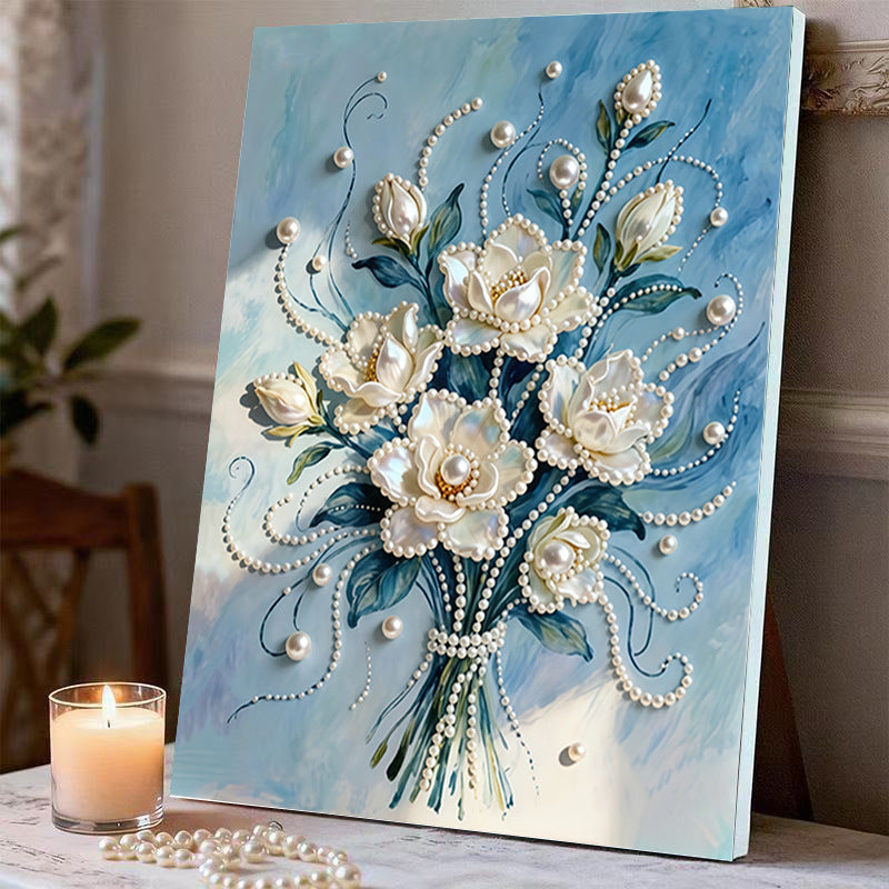 Fireworks Romantic Castle 5D Sparkling Diamond Painting Set