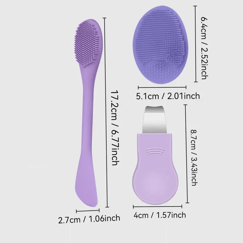 3-in-1 Facial Cleansing Tool Set