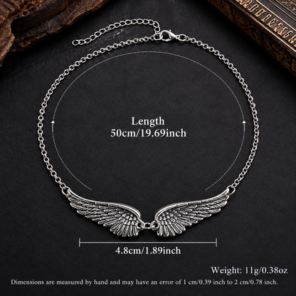 Gothic Angel Wings Necklace