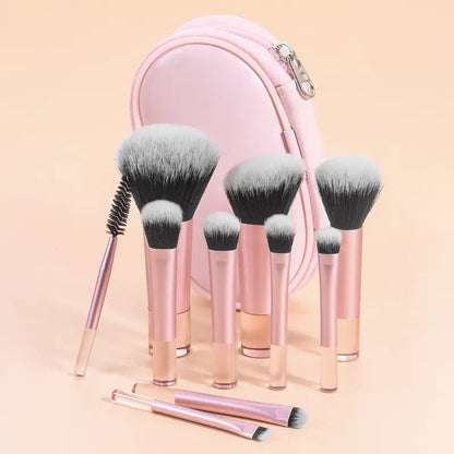10-Piece Soft Synthetic Makeup Brush Set