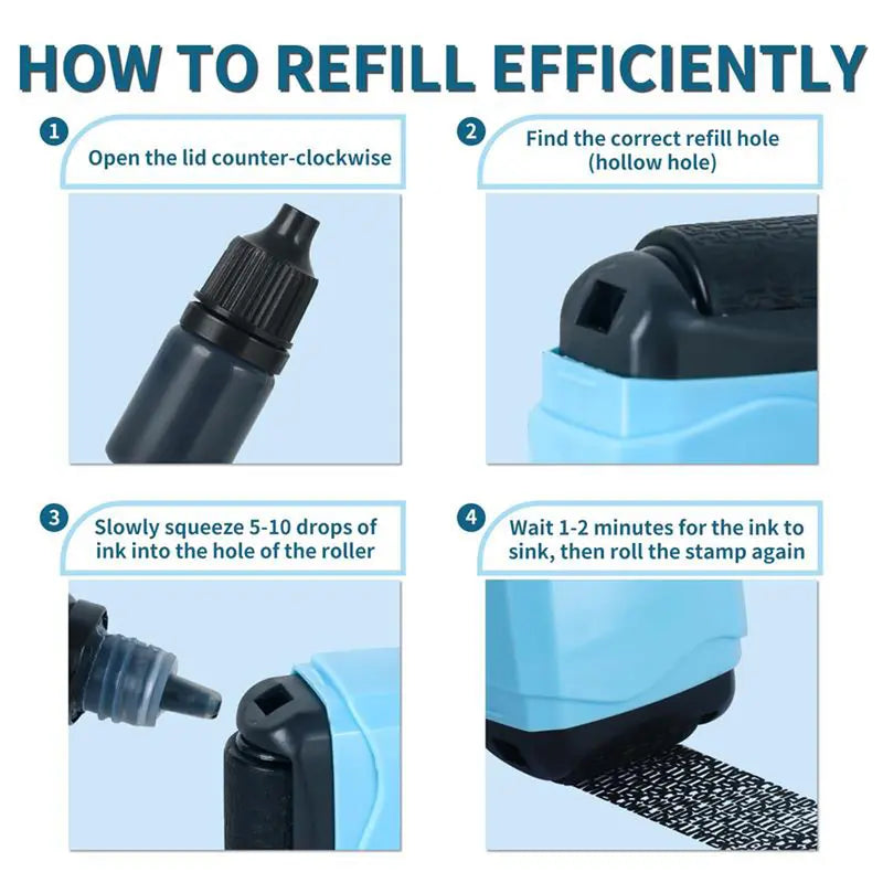 Identity Protection Roller Stamp