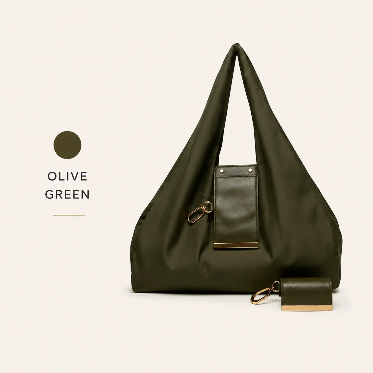 Varelli Charm Transformable Bag – Stylish Vegan Leather Tote & Keychain Charm