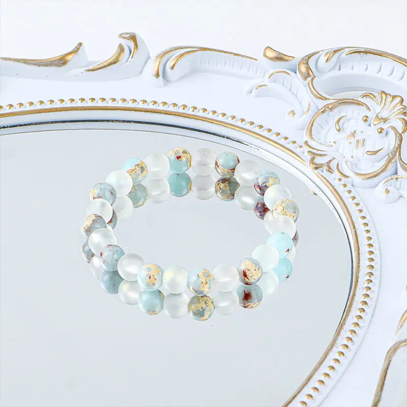New Beginning Crystal Beaded Bracelet
