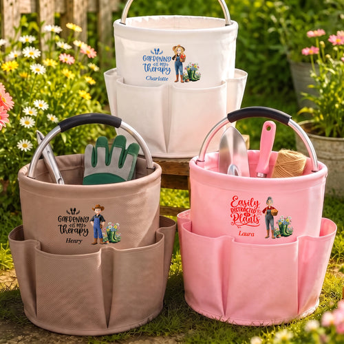 Flower Cartoon Character Gardening Bag