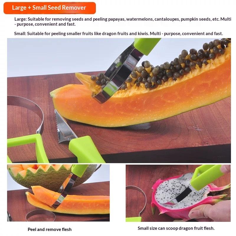 3-in-1 Stainless Steel Carving Tool Set