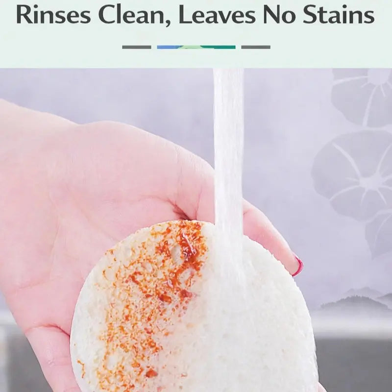 Eco-Friendly Cellulose Scrubber Pads (4-Pack)