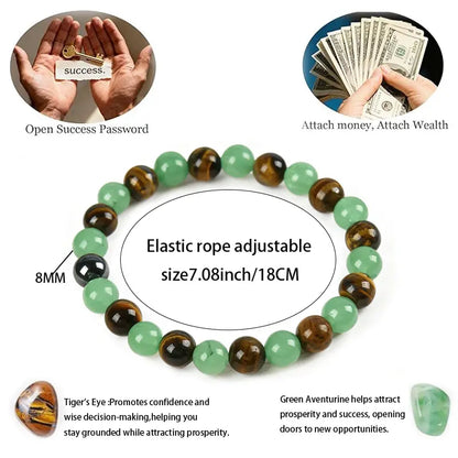 Natural Crystal Beaded Bracelet