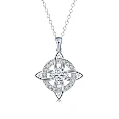 Mystic Knot Birthstone Necklace