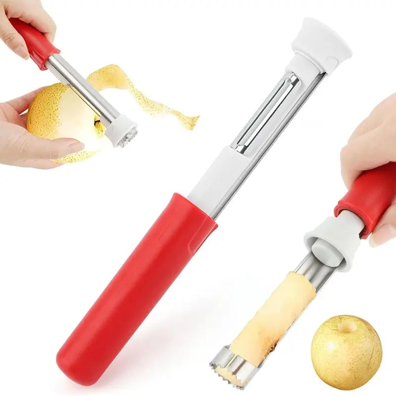 2 in 1 Stainless Steel Fruit Corer