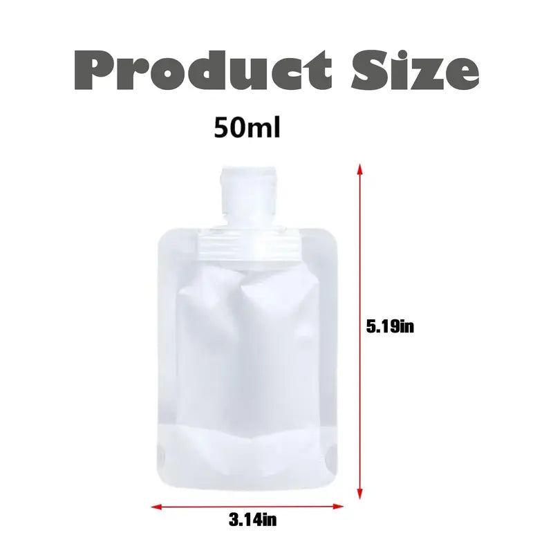 12 Counts Reusable Plastic Pouches