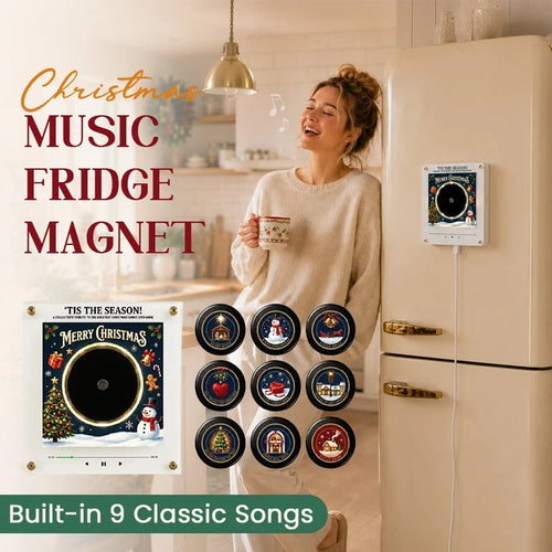 Christmas Music Fridge Magnet – 9 Classic Carols