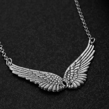 Gothic Angel Wings Necklace