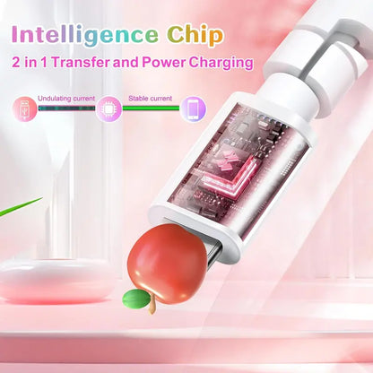 Four-in-One Stylish Pearl-Bead Shine Charging & Data Cable