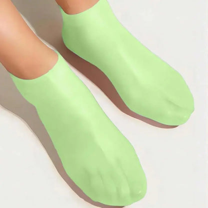 1 Pair Silicone Heel Socks for Cracked Feet