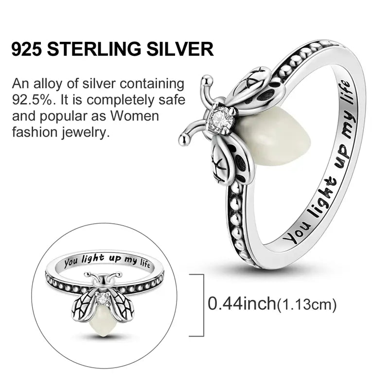 Glow-in-the-Dark Firefly Ring