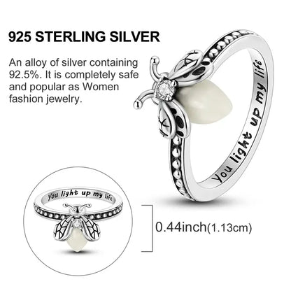Glow-in-the-Dark Firefly Ring