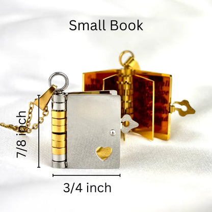 For Sisters - I Love You Sister Book Necklace