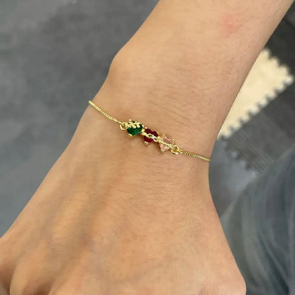 Three Sacred Hearts Necklace & Bracelet