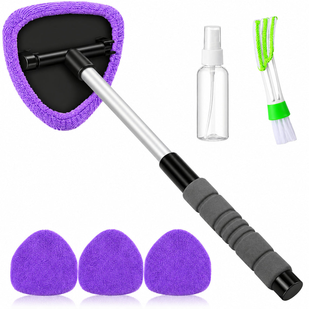 🔥 Windshield Cleaning Tool, Microfiber Car Window Cleaner
