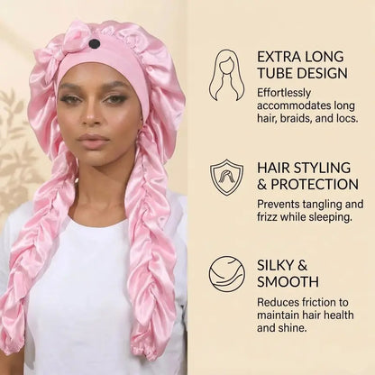 Flexible Satin Hair Protection Cap