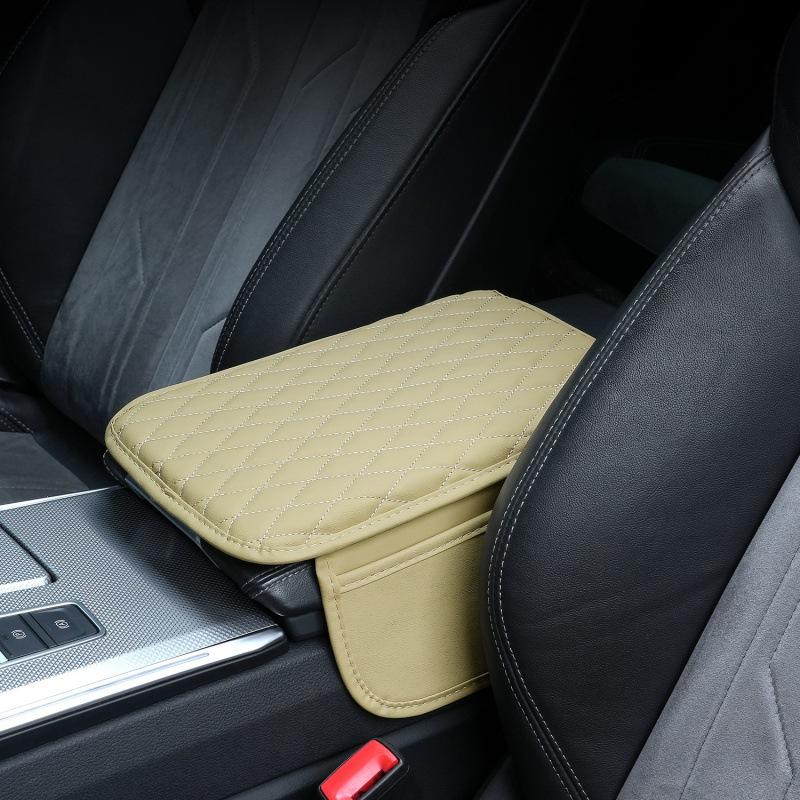 Car Armrest Cushion & Organizer – Padded Non-Slip Cover
