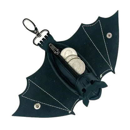 Bat-Shaped Mini Coin Purse