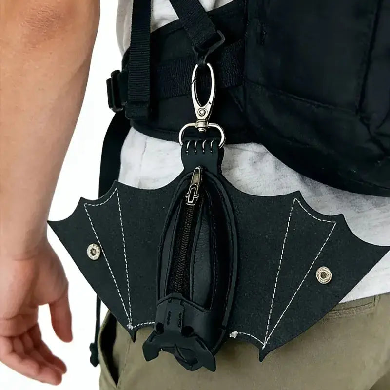 Bat-Shaped Mini Coin Purse