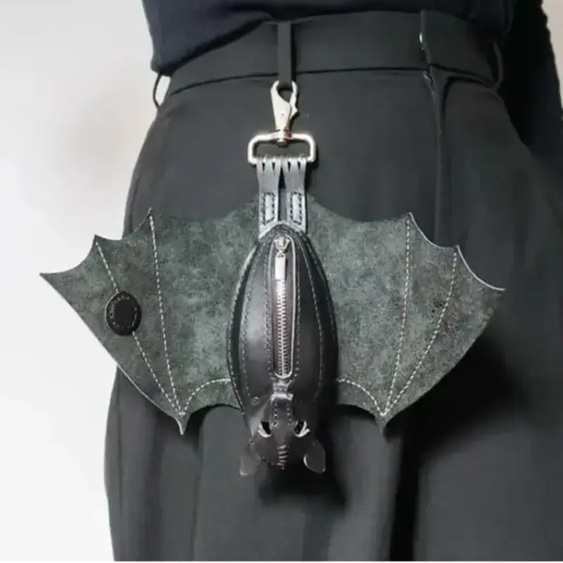 Bat-Shaped Mini Coin Purse