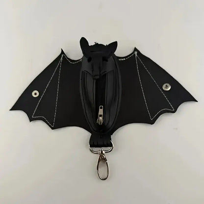 Bat-Shaped Mini Coin Purse