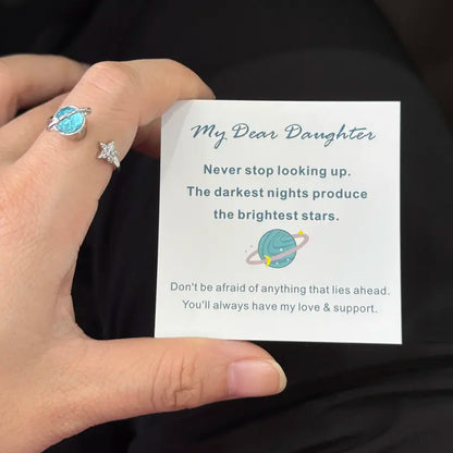 Never Stop Shining Star & Planet Ring