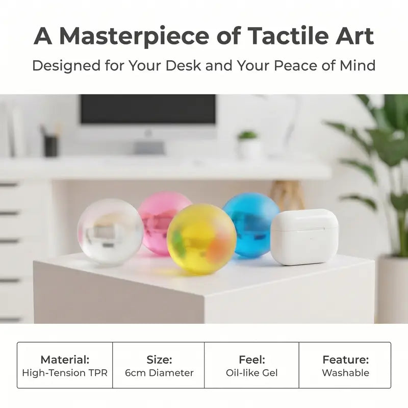 Crystal Squishy Stress Ball
