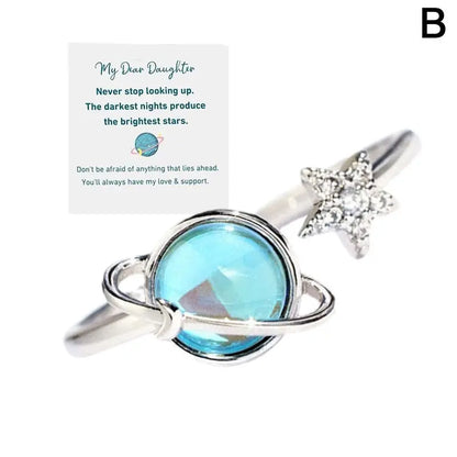 Never Stop Shining Star & Planet Ring
