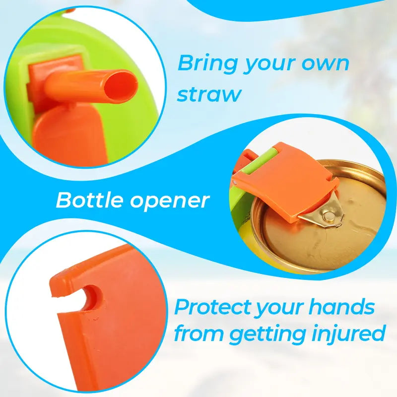 4-Pack Reusable Soda Can Lids