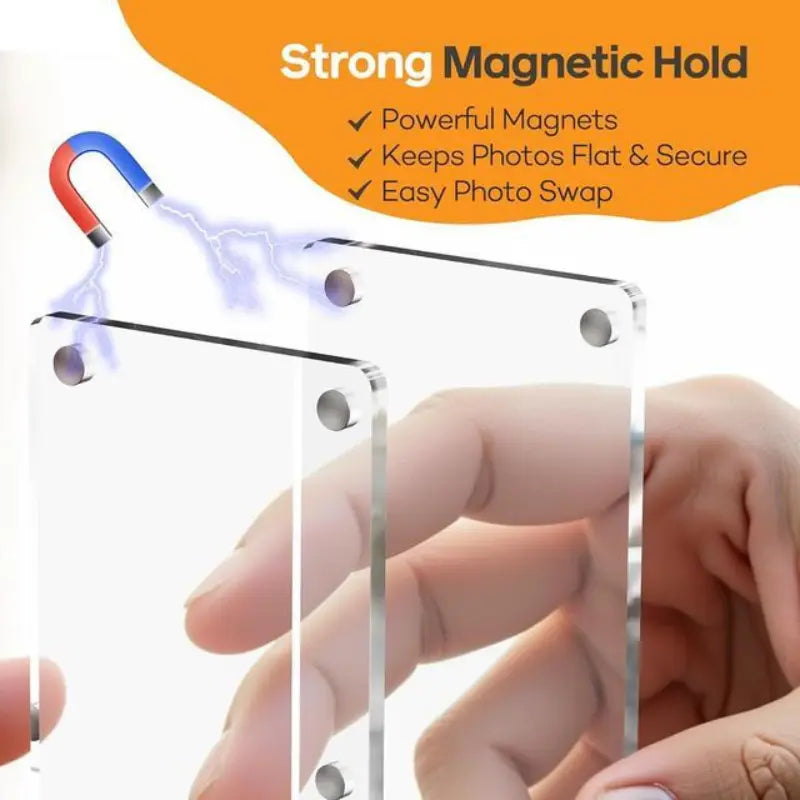 2-Pack Magnetic Mount Sun Visor Photo Clips