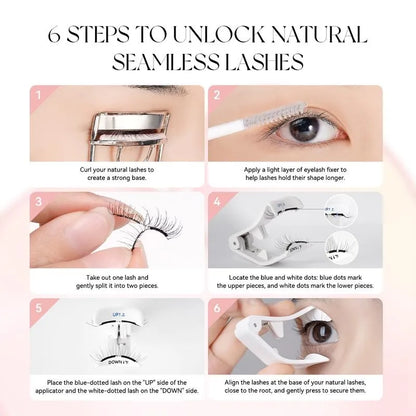 Soft Magnetic Eyelashes All-in-One Box, Reusable