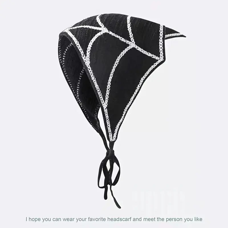 Halloween Crochet Bandana Headscarf