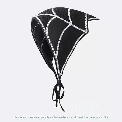 Halloween Crochet Bandana Headscarf