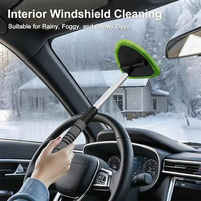 🔥 Windshield Cleaning Tool, Microfiber Car Window Cleaner
