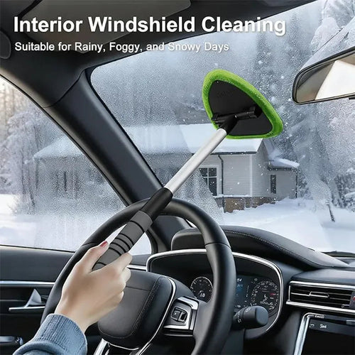 🔥 Windshield Cleaning Tool, Microfiber Car Window Cleaner