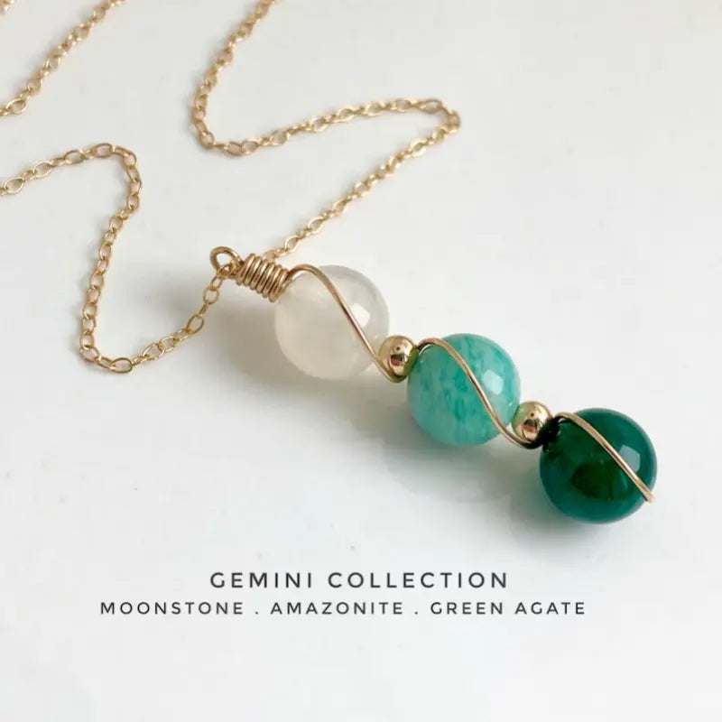 Handmade Zodiac Crystal Necklace