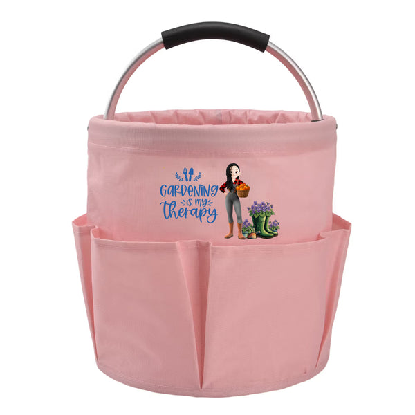 Pink gardening bag