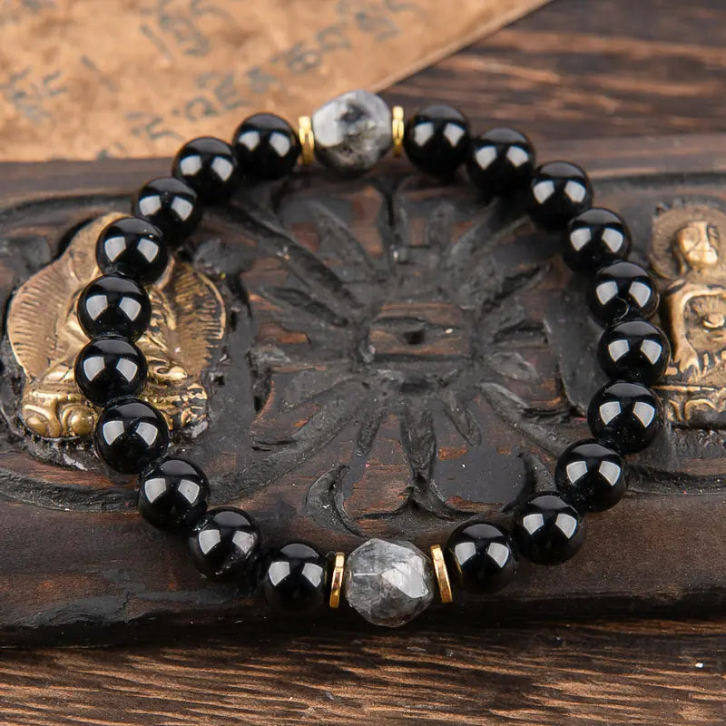 Manifestation & Protection Crystal Beaded Bracelet