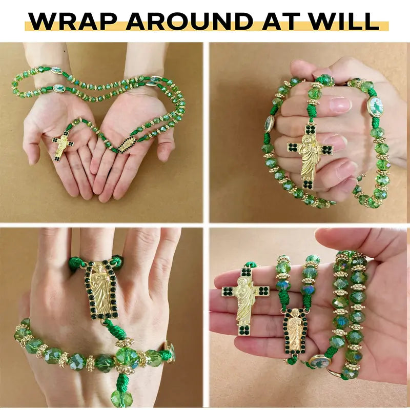 Handmade rosary necklace