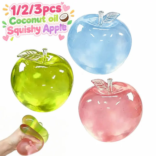 1/2/3pcs Coconut oil Apple Squishy Toys