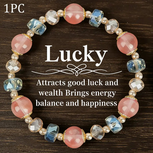 Lucky Bracelet Crystal Beaded Bracelet