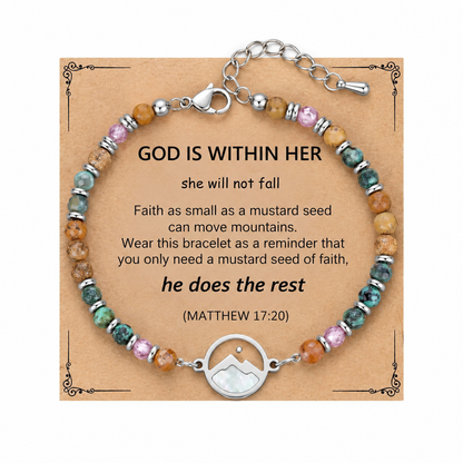 Mustard Seed Faith Mountain Bracelet
