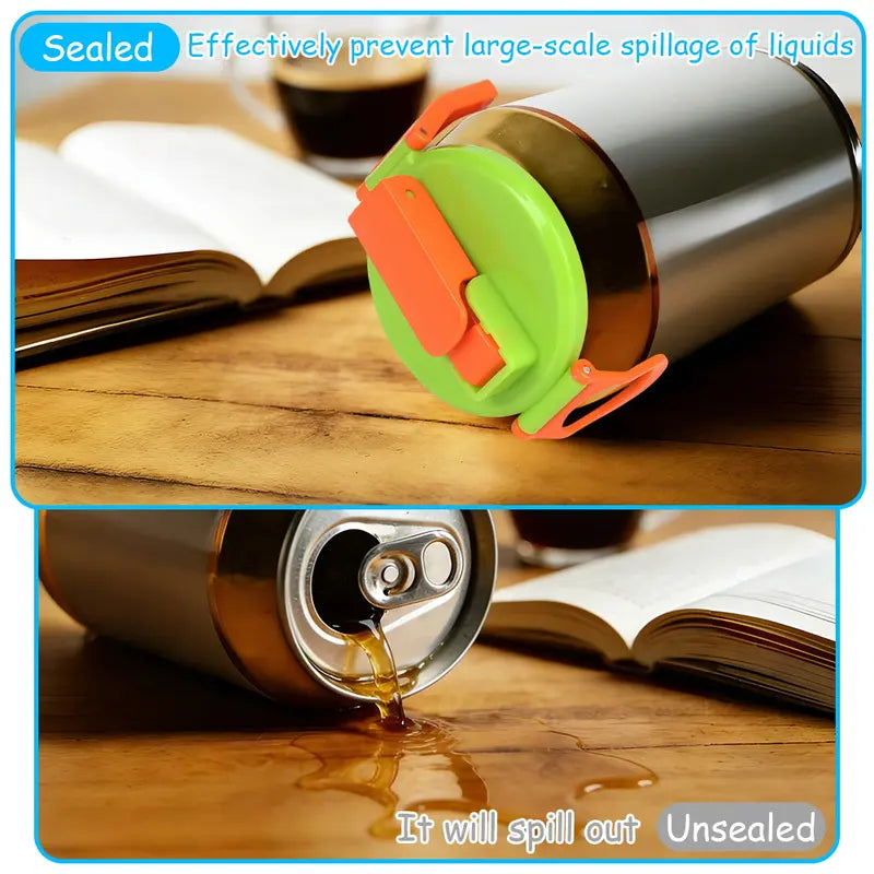 4-Pack Reusable Soda Can Lids