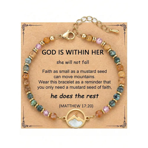 Mustard Seed Faith Mountain Bracelet