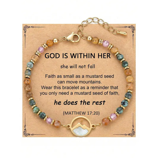 Mustard Seed Faith Mountain Bracelet